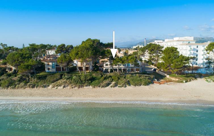 Ferienhaus mit Meerblick für 6 Personen, mit Terrasse in Playa de Muro
