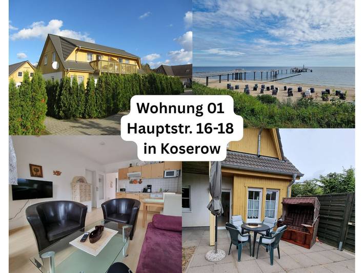 Bungalow für 3 Personen, mit Terrasse in Koserow