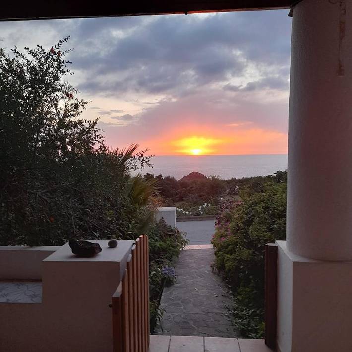 Appartamento per 4 persone, con Terrazza e Panorama in Salina