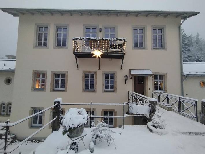 Ferienwohnung für 6 Personen, mit Garten und Ausblick in Rosenthal-Bielatal