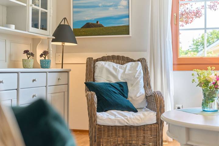 Ferienhaus für 2 Personen, mit Sauna und Garten, mit Haustier in der Husumer Bucht