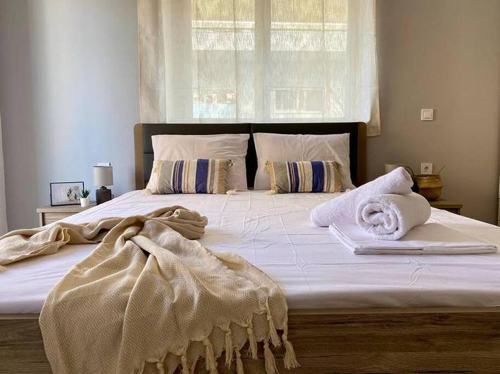 Vakantieappartement voor 2 personen, met uitzicht en tuin in Kos Stad