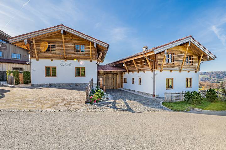 Alm-Chalets-Samerberg - Alm Chalet Lenze, 130 qm, für 4 Personen, Kaminofen in Samerberg, Bayerische Alpen