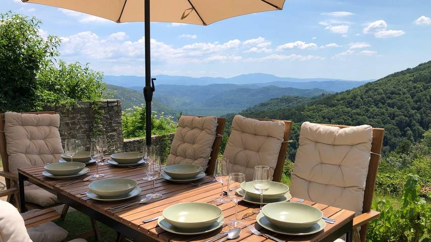 Ferienhaus für 6 Personen, mit Garten