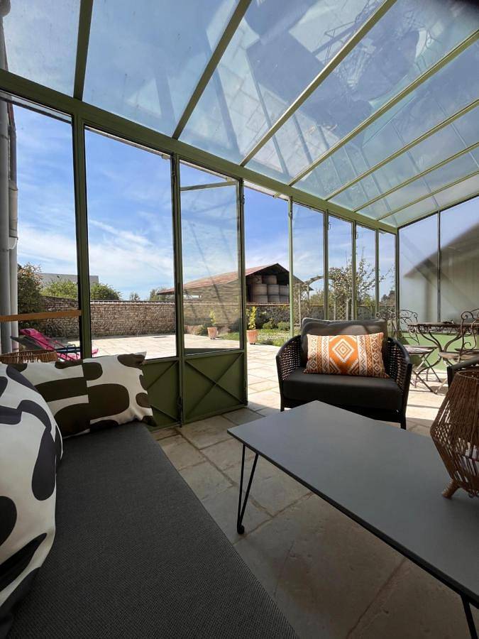 Chambre d’hôte pour 4 personnes, avec jardin et vue dans Notre-Dame-de-l'Isle