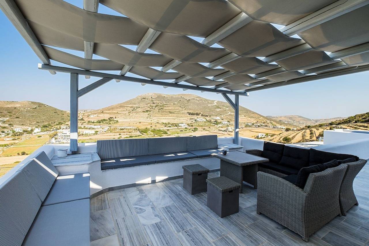 Villa Anfitrite con impresionantes vistas al mar y piscina privada. in Paros