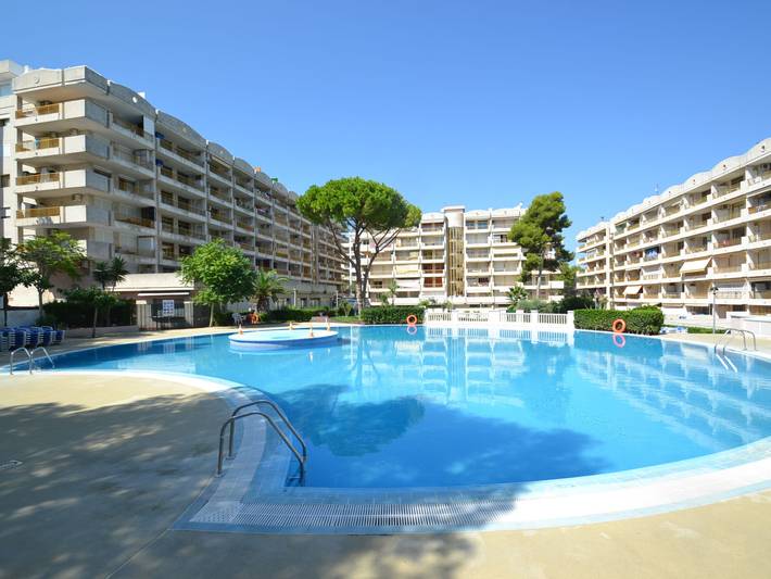 Appartement de vacances pour 4 personnes, avec terrasse et jardin à Salou