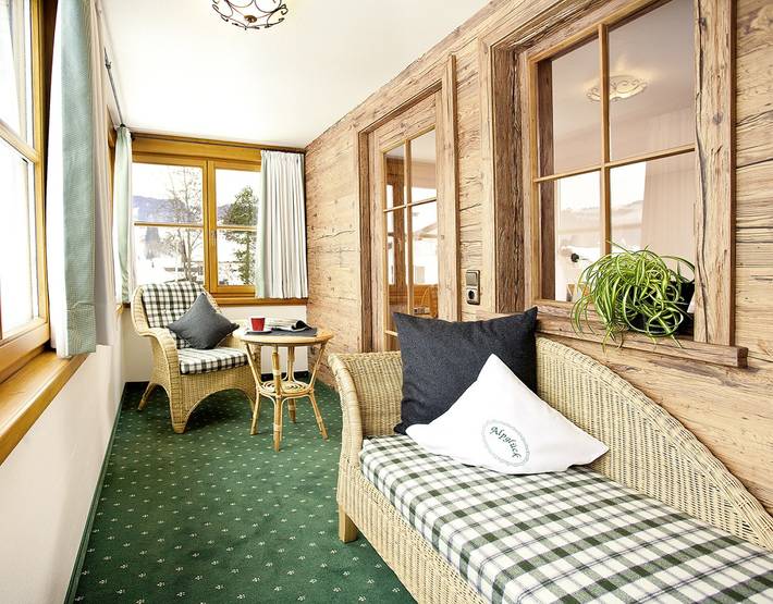 Hütte für 2 Personen, mit Balkon und Terrasse sowie Garten und Ausblick in Oberstdorf - 4