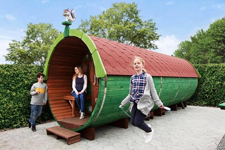 Ferienhaus für 4 Personen, mit Terrasse und Garten in Legoland (Billund)