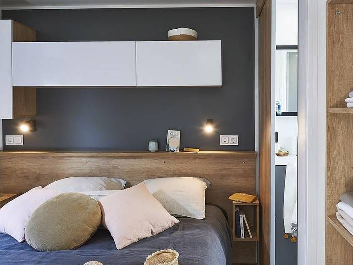Flower Camping La Hallerais - Mobilheim 6 personen - Premium 40m² - 3 Schlafzimmer - 2 Bäder in Taden, Dinan und Umgebung