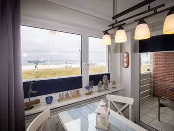 Ferienwohnung für 2 Personen, mit Seeblick und Balkon in Hörnum