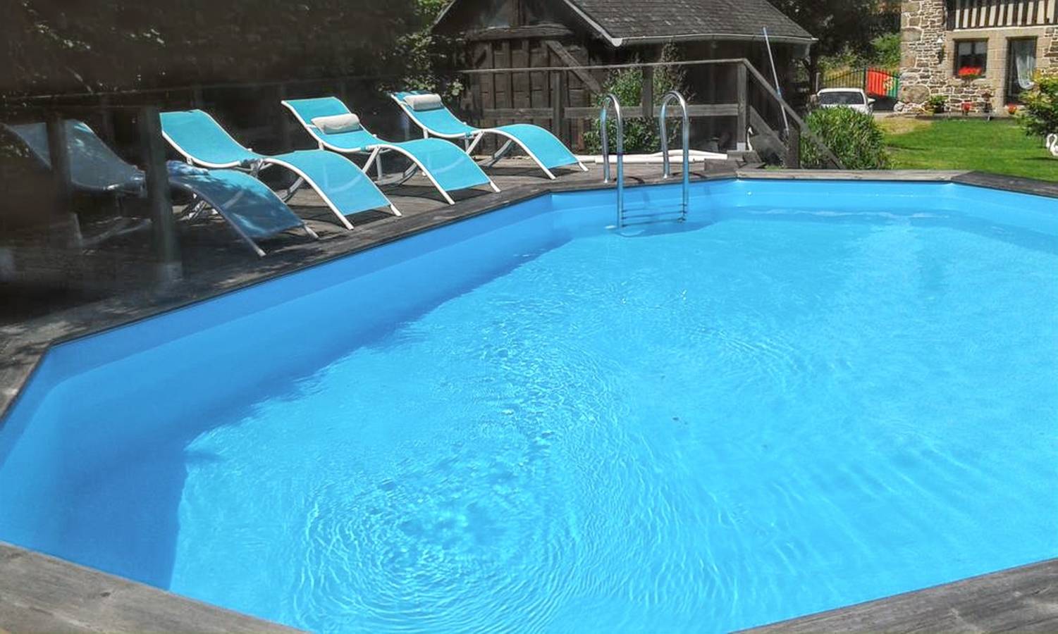 Maison charmante à Notre-Dame-du-Touchet avec piscine partagée in Mortain-Bocage, Région d'Avranches