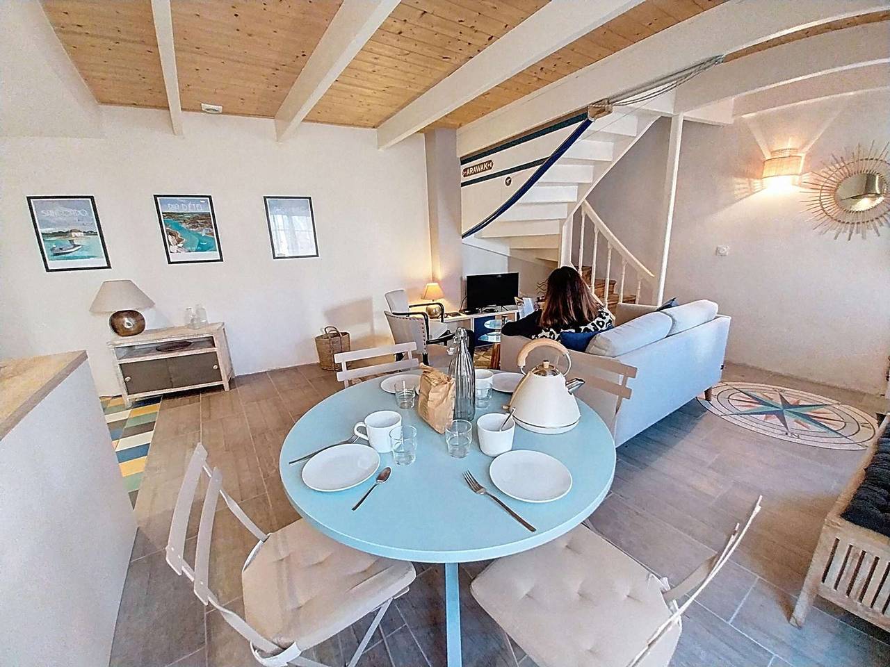 Casa con encanto 3* en Étel, confort moderno y jardín tranquilo in Étel, Côte des Mégalithes