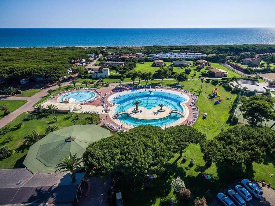Gitavillage California  - Stacaravan 6 personen - Lodge Premium in Montalto di Castro, Provincie Viterbo