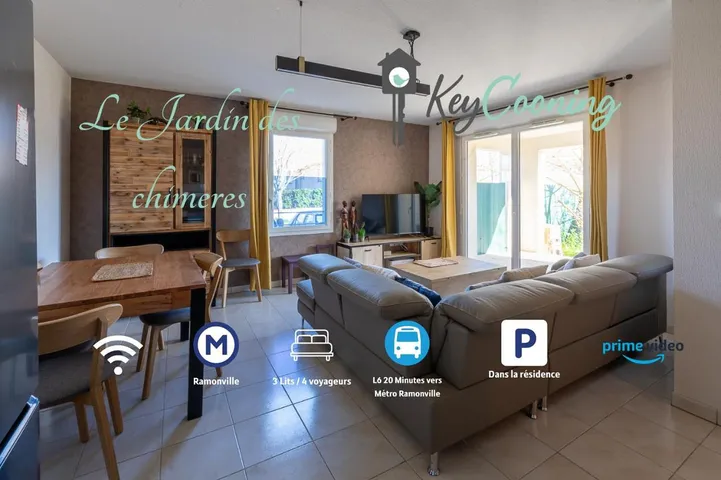 Apartamento de vacaciones para 4 personas, con terraza y jardín - 1