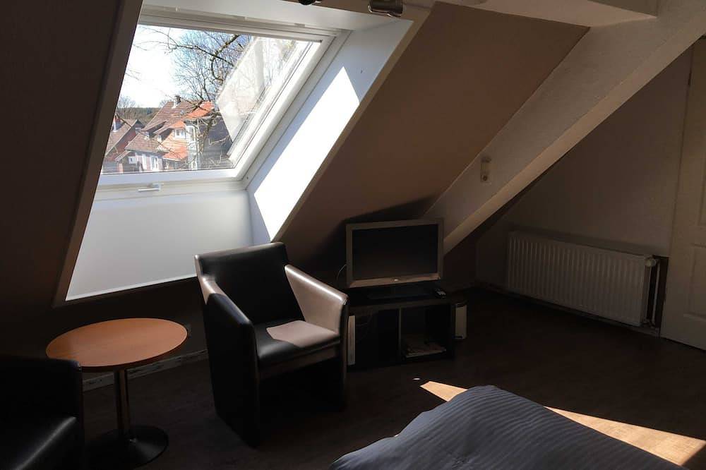 Tweepersoonskamer no 9 -. House Hohensee in Clausthal-Zellerfeld, Harzvorland