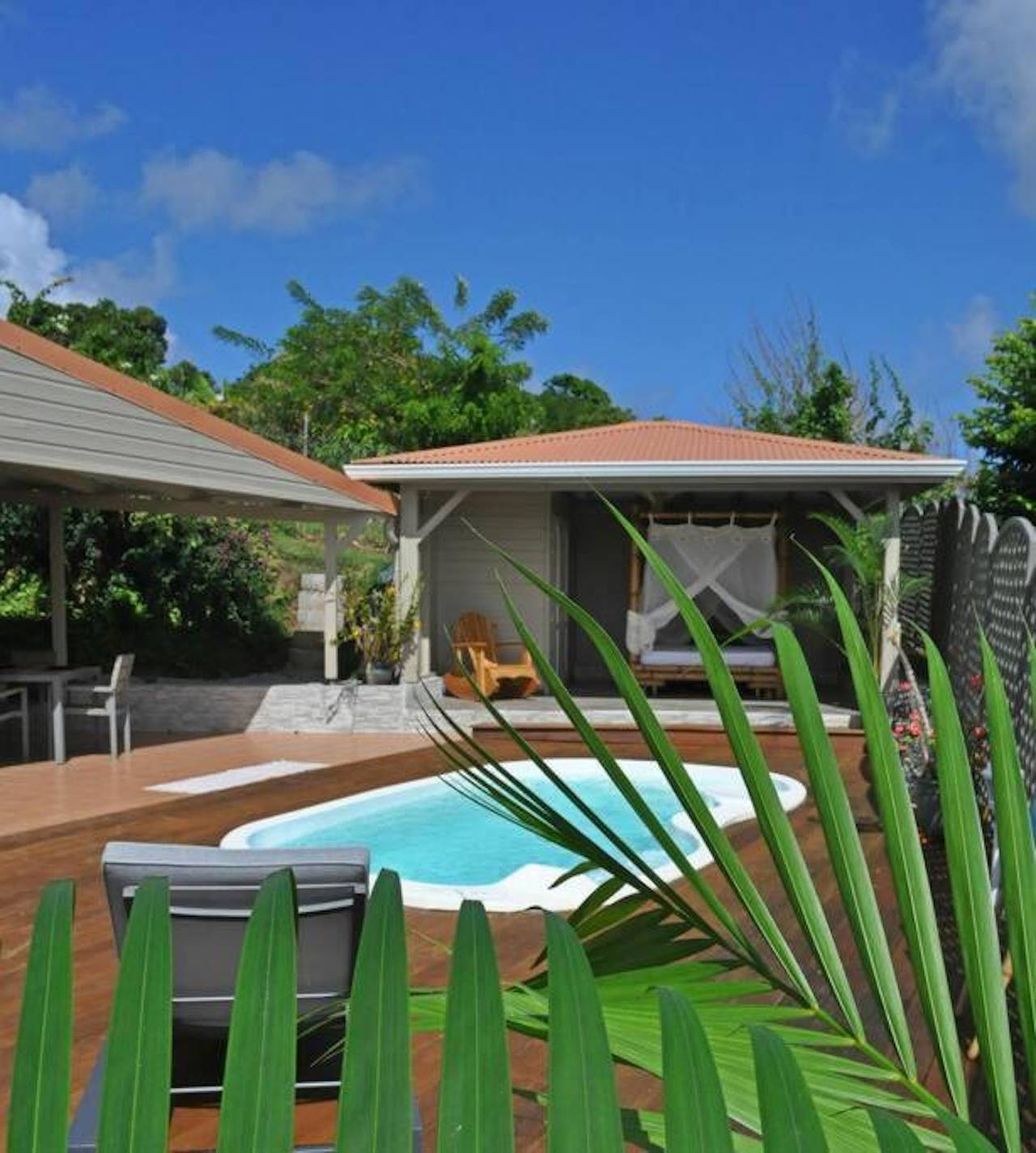 Charmante Villa mit Pool und Meerblick in Le Robert in Le Robert, Martinique