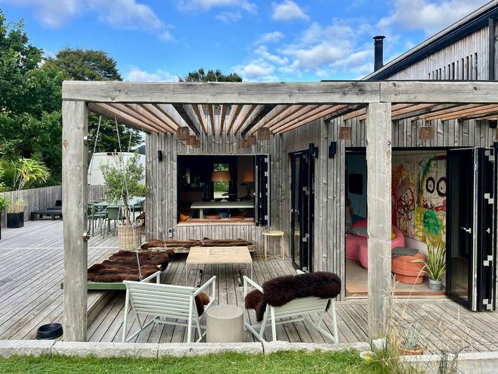 Ferienhaus für 10 Personen, mit Terrasse und Garten sowie Sauna in Odder und Umgebung
