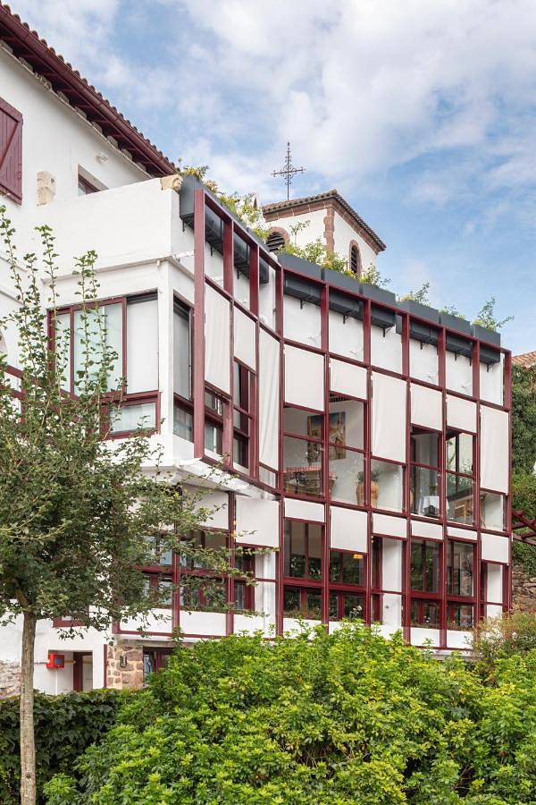 Hôtel pour 2 personnes, avec Balcon ainsi que Terrasse et Vue à Biriatou