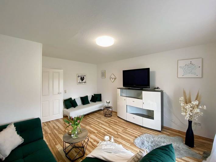Ferienwohnung für 4 Personen, mit Ausblick und Terrasse sowie Garten, mit Haustier an der Eider