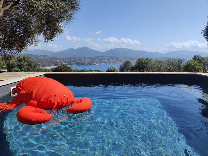 Appart’hôtel pour 4 personnes, avec terrasse ainsi que piscine et vue