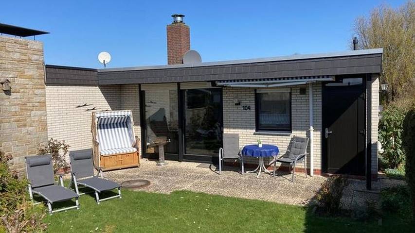 Ferienhaus für 2 Personen, mit Garten und Terrasse, kinderfreundlich am Jadebusen