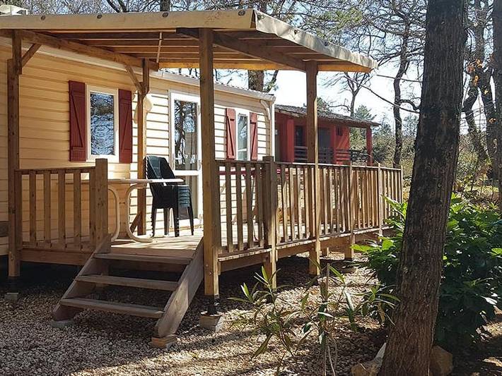 Mobil home pour 6 personnes, avec bassin pour enfant, animaux acceptés à Vagnas - 2
