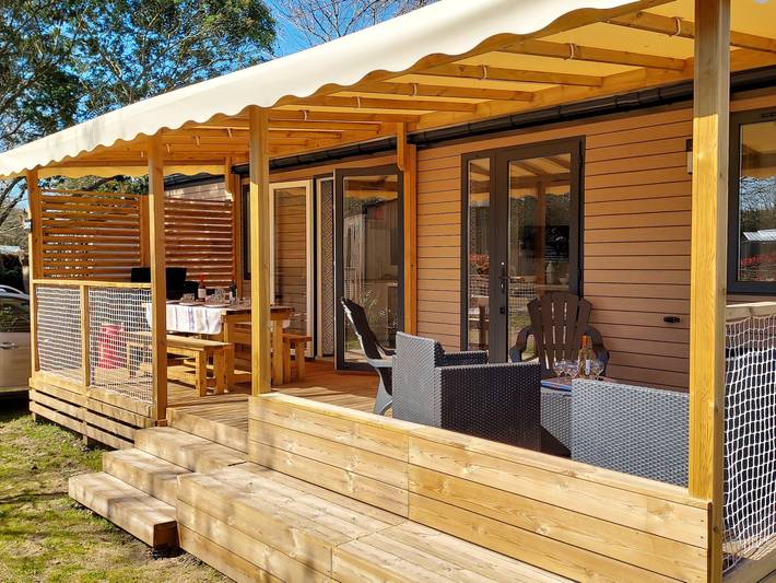 Camping für 6 Personen, mit Whirlpool und Kinderpool in Biscarrosse - 3