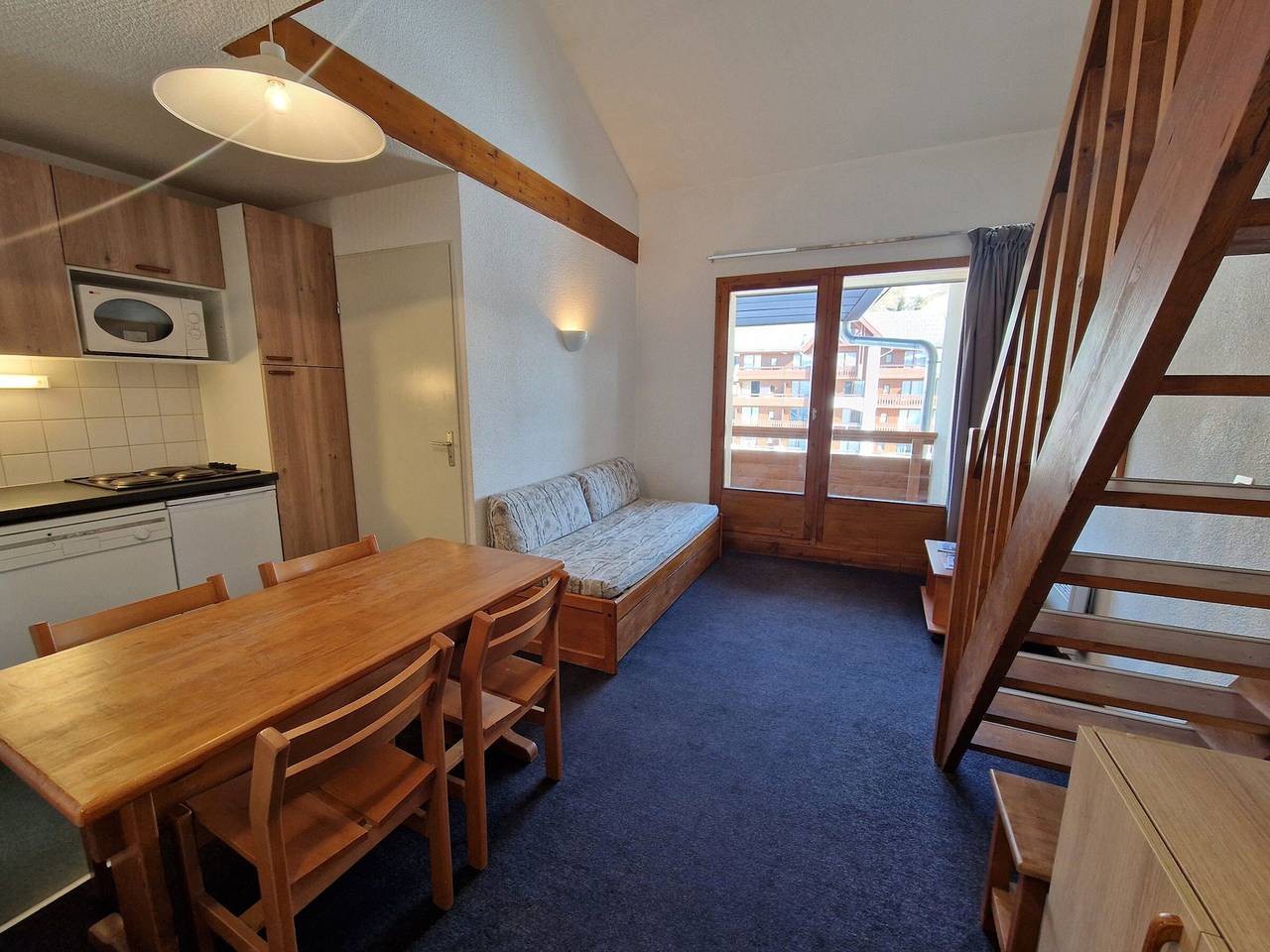 Appartement entier, Appartement Duplex 6 pers, balcon vue montagne, parking inclus in La Plagne, La Plagne-Tarentaise
