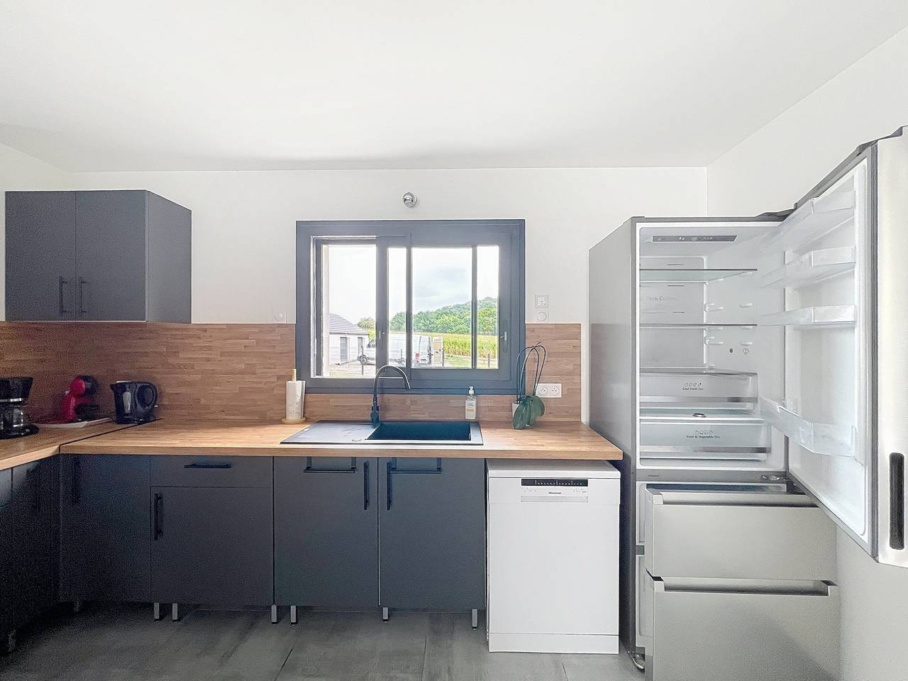 Maison Lahourcade : terrasse privée, jardin privé et Wi-Fi in Lahourcade, Béarn