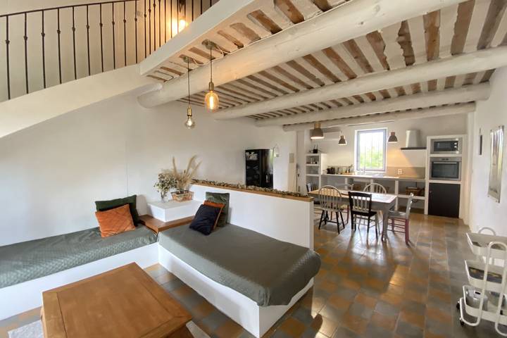 Appartement entier, 84B6 - Loft dans Mas de charme du Xviiième siècle in Althen-des-Paluds, Vaucluse