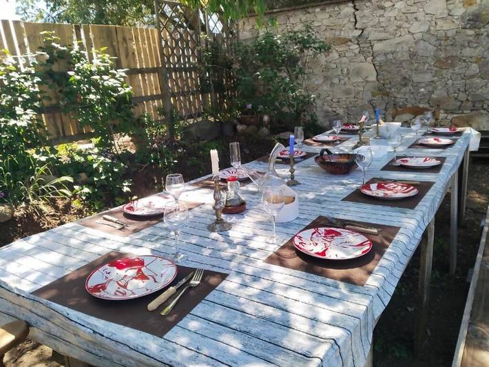 Casa rural para 14 personas, con piscina además de terraza y jardín, Se admiten mascotas en Llagostera - 2