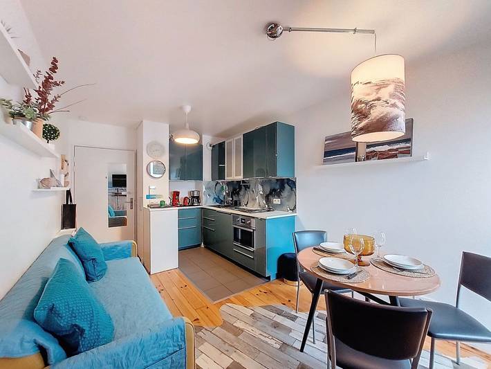 Apartamento para 3 personas, con Balcón en Hossegor