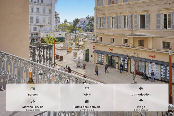 Gîte pour 4 personnes, avec Balcon dans Cinema Les Arcades Ales
