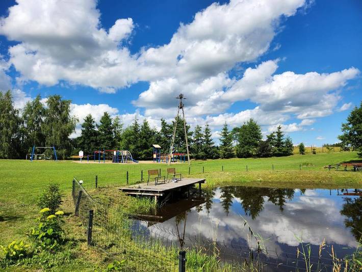 Domek letniskowy dla 5 osób, z Taras i Widok na Mazury