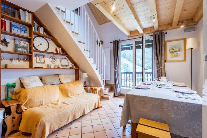 Appartement de vacances pour 7 personnes, avec balcon/terrasse à Valloire