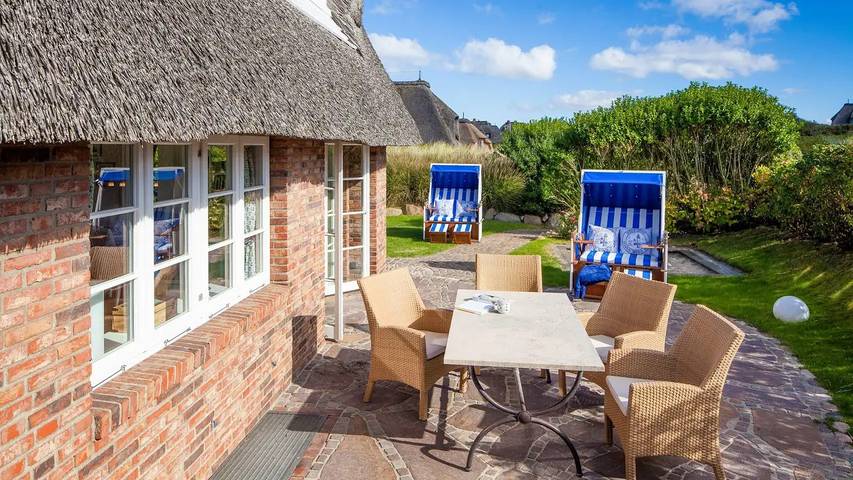 Ferienhaus für 8 Personen, mit Terrasse und Garten sowie Sauna