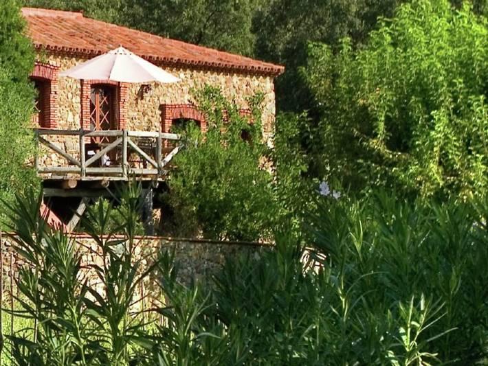 Casa de vacaciones para 4 personas, con Terraza y Jardín además de Piscina para niños y Piscina en Sierra de Aracena