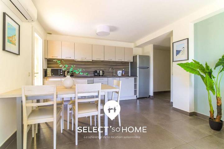 Gîte pour 6 personnes, avec jardin, animaux acceptés dans Plage de La Fossette - 4