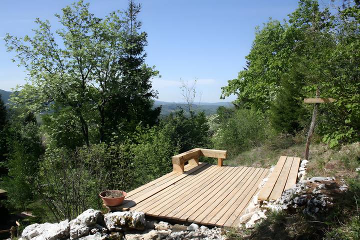 Chalet « Le De Marie » : Vue Montagne, Terrasse Partagée et Wi-Fi in Foncine-le-Haut, Parc naturel régional du Haut-Jura