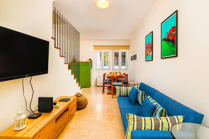 Apartament wakacyjny dla 6 osób, z widok i taras oraz widok na jezioro w Cascais