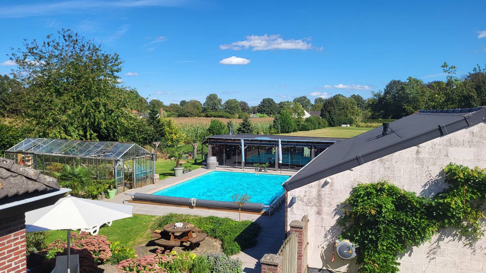 Gemütliches 3-Personen-Ferienhaus mit schöner Terrasse und Gemeinschaftspool bei Venlo in Venlo, Limburg (Niederlande)