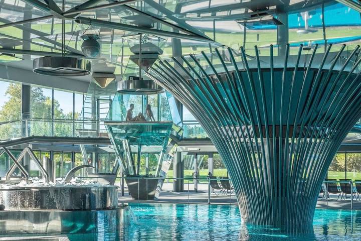 Hôtel pour 2 personnes, avec piscine ainsi que jardin et sauna, animaux acceptés à Santa Coloma de Farners - 4