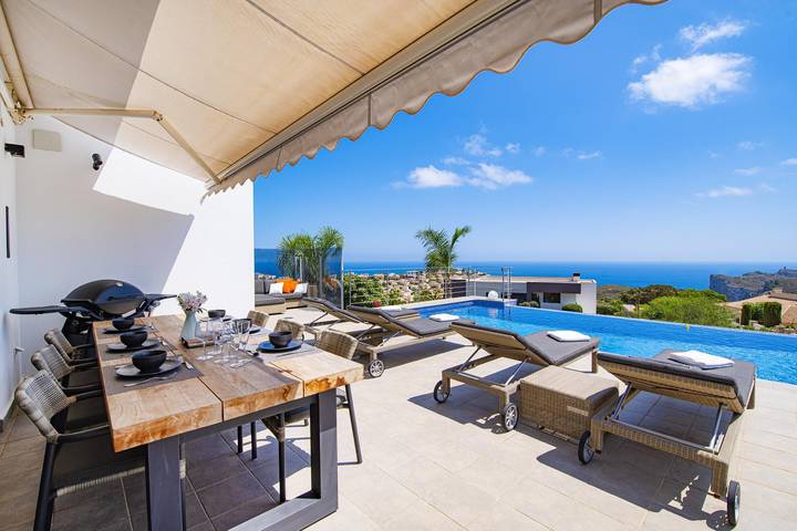 Casa rural para 6 personas, con Vistas al mar además de Jardín y Piscina en Benitachell - 4