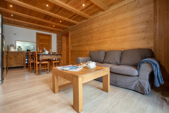 Appartement entier, Apt La Sauvageonne in Servoz Balcony & Mountain views in Servoz, Région de Bonneville