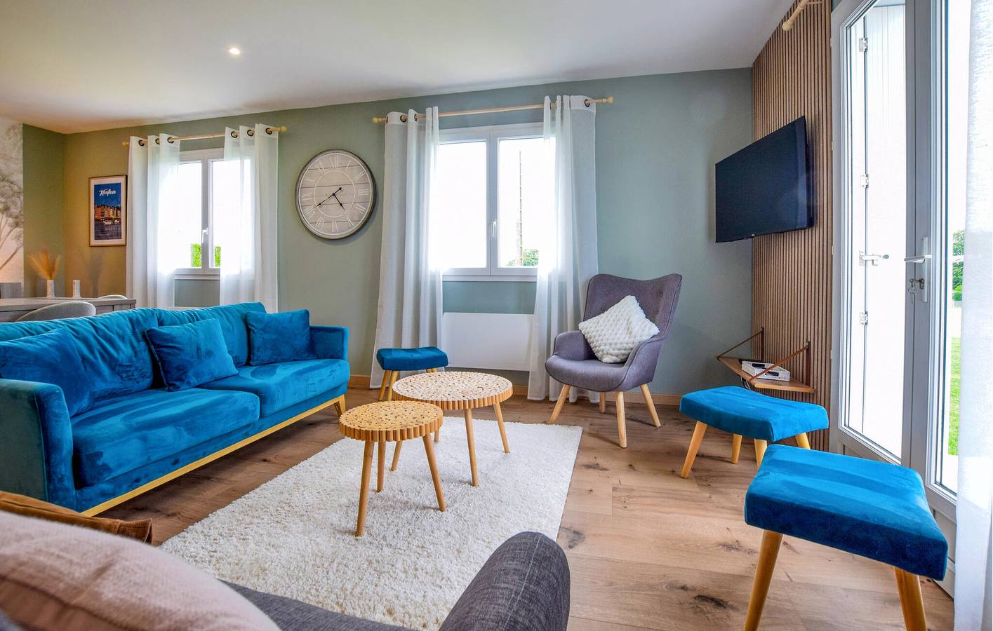 Villainville View Gartenwohnung mit WiFi und Parkplatz in Beaurepaire (Seine-Maritime), Le Havre und Umgebung