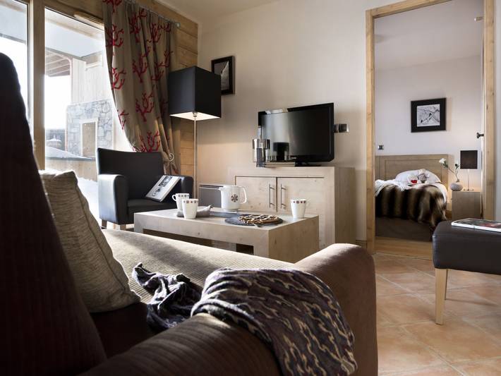 Appartement entier, Cgh Résspa Le Cristal de l'Alpe 5* in Huez, Parc national des Écrins