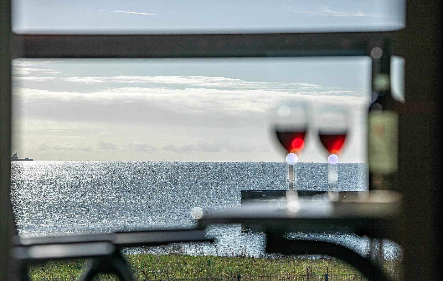 Ganze Ferienwohnung, Ocean View Retreat: Apartment am Strand mit Terrasse und Parkplatz in Olpenitz, Kappeln