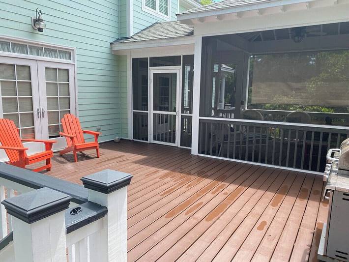 Vacation rental for 13 people, with balcony in Fripp Island
