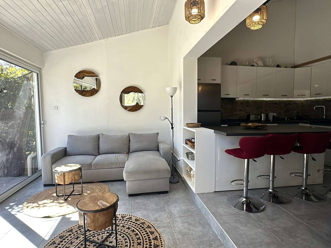 Mini-Villa mit Terrasse und Parkplatz 300m vom Strand in Pinarellu, Zonza